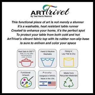 דגל ישראל - שולחן ראנר